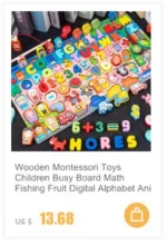 Economia 30 peças montessori 3d quebra-cabeça dos desenhos animados animal de - Imagem 14