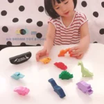 Wooden Balance Blocks Toys For Children Animal Dinosaur Building Stacking High Board Games Wood Montessori Toy Boys Kids Gift - Imagem 4