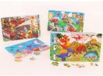 Economia 30 peças montessori 3d quebra-cabeça dos desenhos animados animal de - Imagem 17