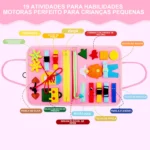 Livro Sensorial Infantil – Alfabeto, Cores e Formas (3 a 6 anos) - Imagem 4