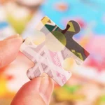 Economia 30 peças montessori 3d quebra-cabeça dos desenhos animados animal de - Imagem 4