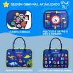 Livro Sensorial Infantil – Alfabeto, Cores e Formas (3 a 6 anos) - Imagem 10