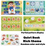 Livro Interativo de Adesivos Silenciosos para Crianças – Tema Oceano Animal Illustrations, Educational Learning Aid with Vibrant Patterns, Perfect Gift for Holiday Parties & Classroom Activities, Stickers for Kids, Classroom Activity Book, Playful Illustrations, Colorf - Imagem 6